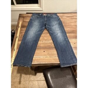 Lucky Brand Jeans Mens 38x31 Blue Denim 361 Vintage Straight Regular Fit